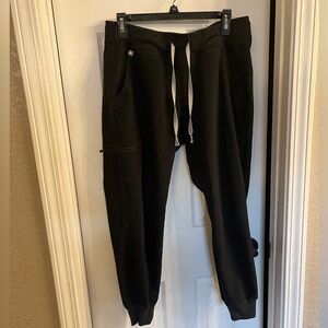 Figs black zamora higher scrub pants. Medium petite